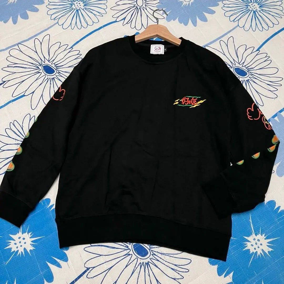 [Rare] Chukata Betai San Lemo Collaboration embroidery sweatshirt | 【希少】チュウカタベタイ サンレモ コラボ　刺繍 スウェット