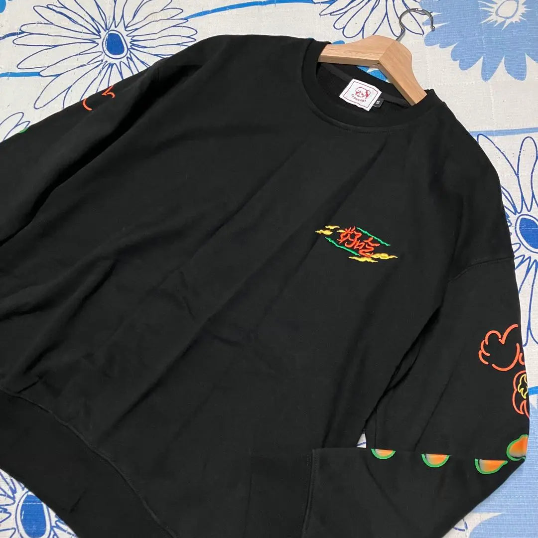 [Rare] Chukata Betai San Lemo Collaboration embroidery sweatshirt | 【希少】チュウカタベタイ サンレモ コラボ　刺繍 スウェット