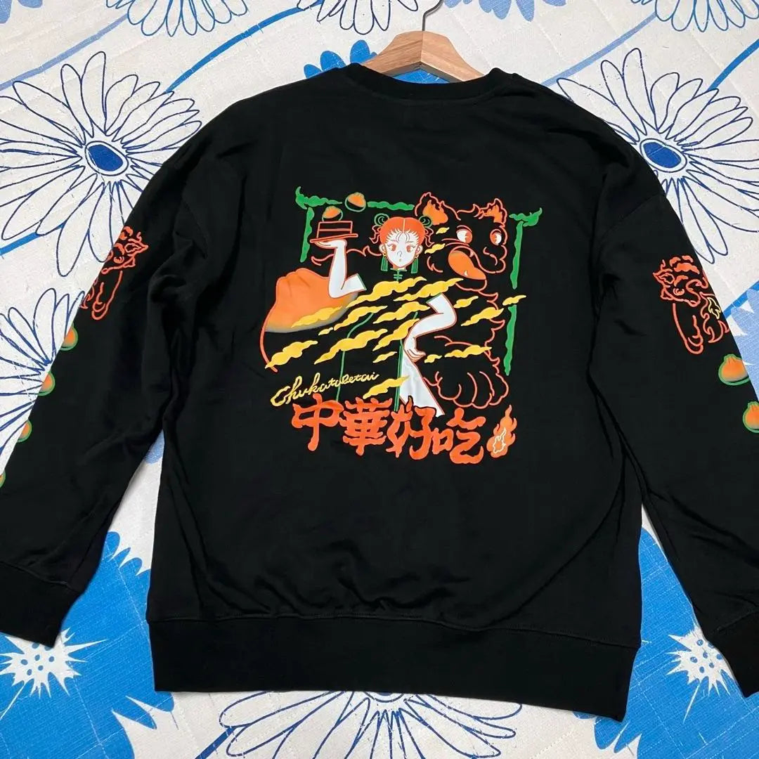 [Rare] Chukata Betai San Lemo Collaboration embroidery sweatshirt | 【希少】チュウカタベタイ サンレモ コラボ　刺繍 スウェット