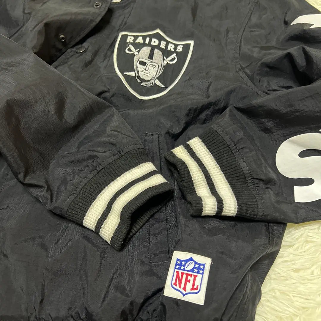 [Agotado] Chaqueta AVIREX RAIDERS Stadium XL negra para hombre