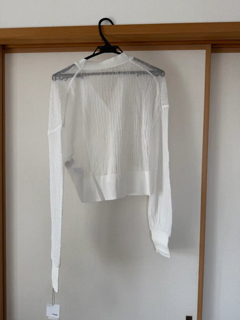 Vin Ample Cropped Sheer Knit Cardigan | Vin Ample クロップドシアーニットカーディガン