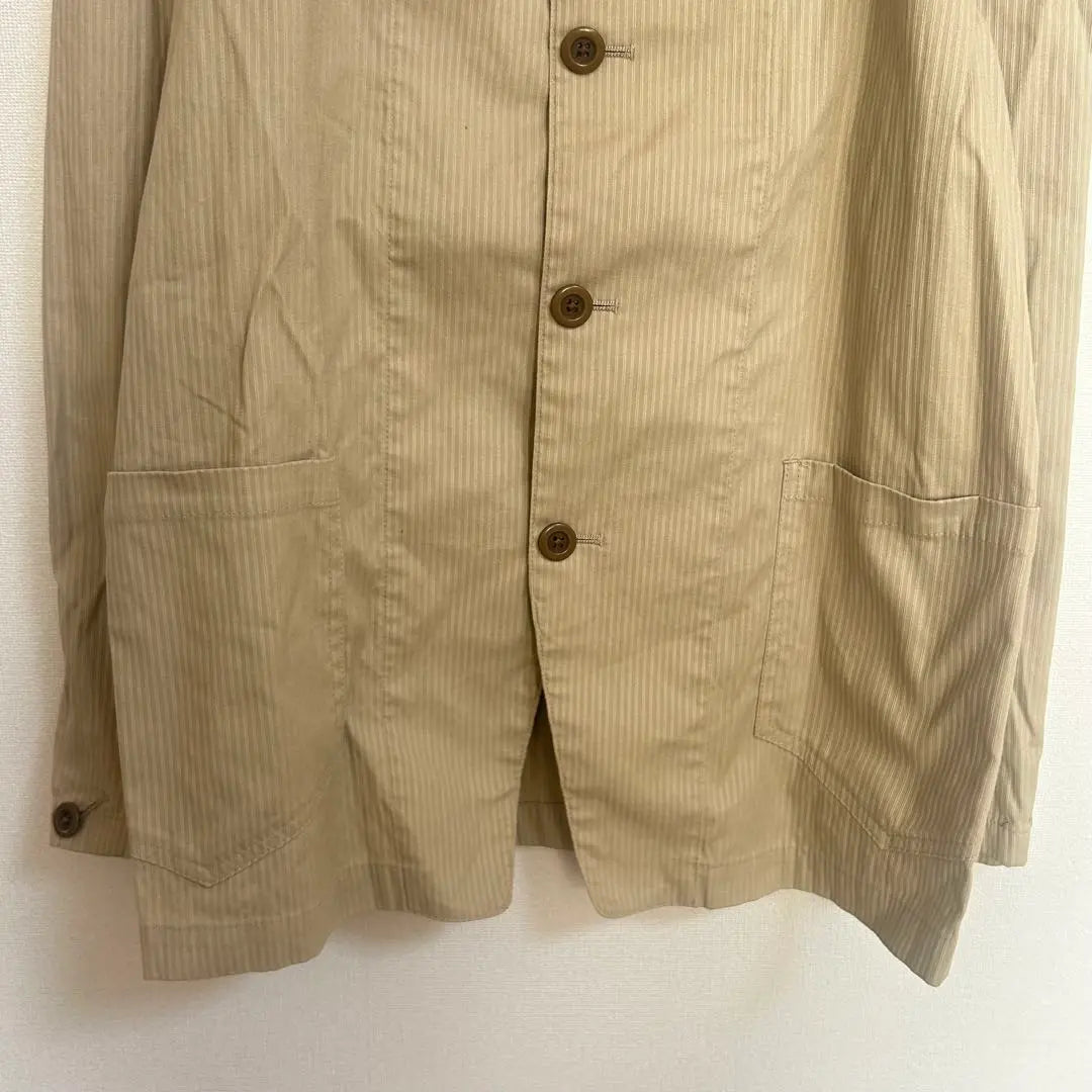 UNITED ARROWS Chaqueta sastre M rayas beige 3054 | UNITED ARROWSテーラードジャケット M ストライプ ベージュ3054