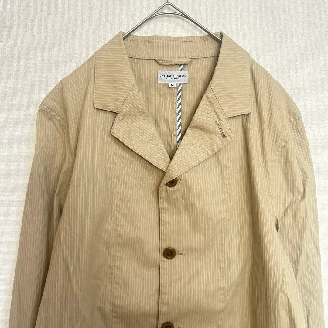 UNITED ARROWS Chaqueta sastre M rayas beige 3054 | UNITED ARROWSテーラードジャケット M ストライプ ベージュ3054