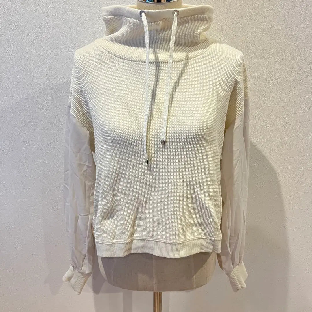 [Good condition] IVISUTO top knit sweater long sleeve high neck women's | 【美品】IVISUTOトップス ニット セーター 長袖 ハイネック レディース