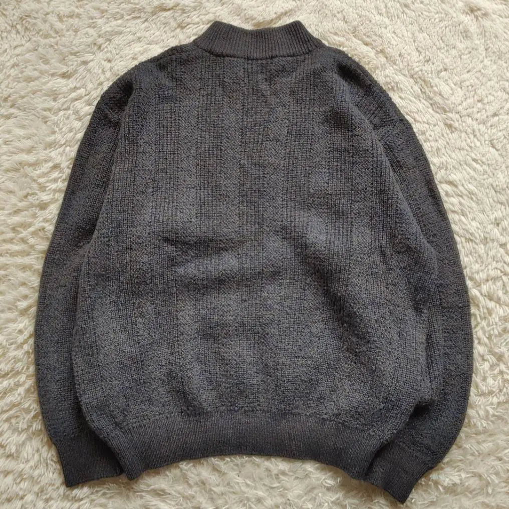 [Christian Dior] Mixed Wool Mock Neck Knit Sweater