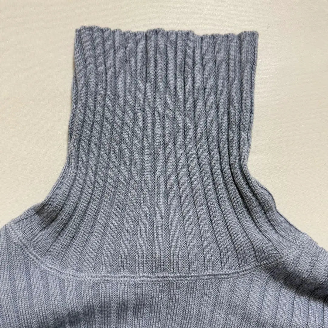 [Ralph Lauren] Turtleneck Rib Knit Pullover Slim Tight Long Sleeve | 【ラルフローレン】タートルネックリブニット プルオーバー スリム タイト 長袖