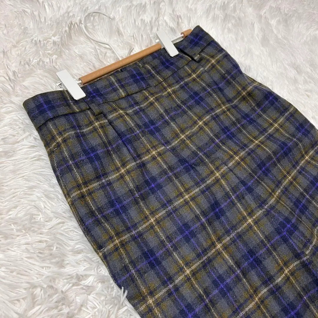 ♥INCOTEX♥ Incotex (38) Checkered pattern casual pants with hair blend