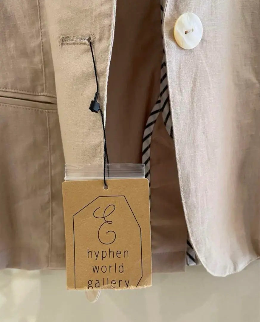 Chaqueta de lino a medida de la galería E Hypen World PD