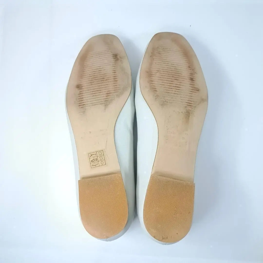 Good condition REMME pumps open toe 37 flat white