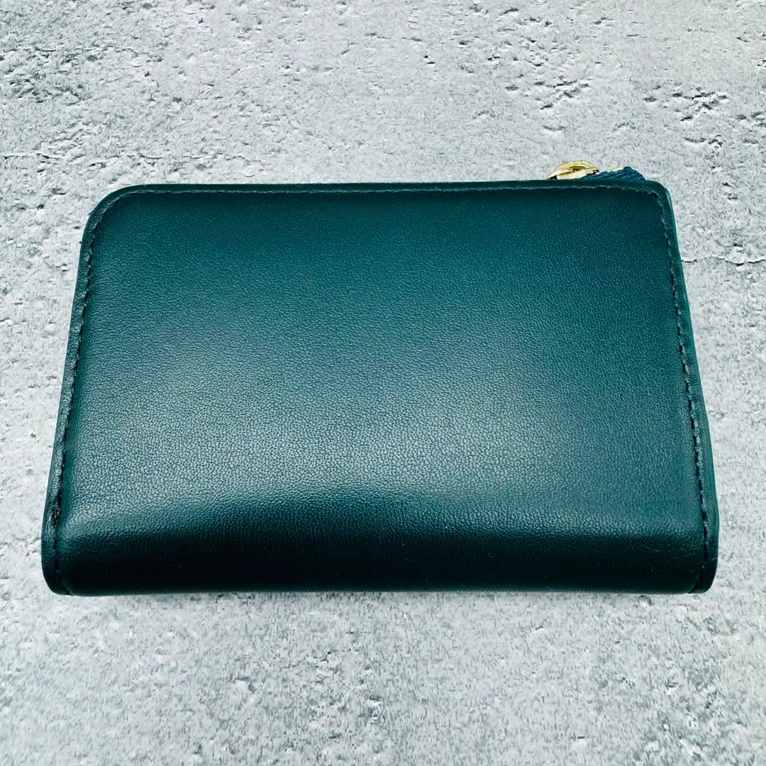 [Nuevo/sin usar] Estuche para llaves Paul Smith con 4 rayas en verde azulado