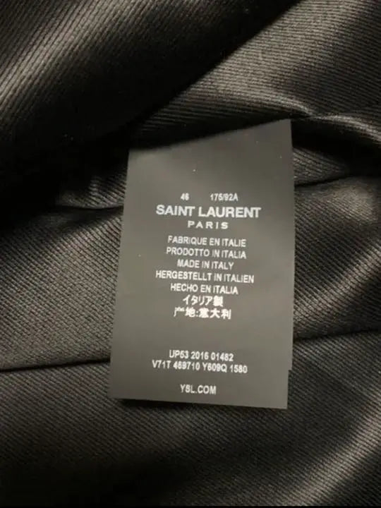 [New and unused] Saint Laurent Sakurai Kazutoshi Moon Teddy Jacket 46 | 【新品未使用】  サンローラン 桜井和寿着 ムーン テディ ジャケット 46