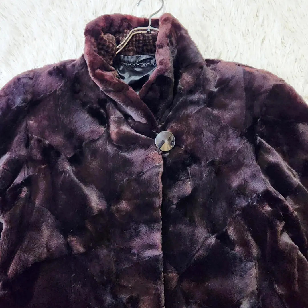 [Good condition, certified] Sagami Kroyal Shared Mink Coat Fur Equivalent to L size | 【良品 鑑定済】サガミンクロイヤル シェアードミンクコート 毛皮 Lサイズ相当