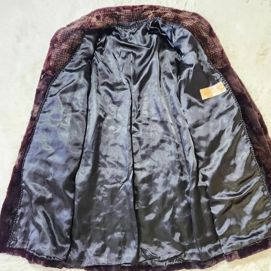 [Good condition, certified] Sagami Kroyal Shared Mink Coat Fur Equivalent to L size | 【良品 鑑定済】サガミンクロイヤル シェアードミンクコート 毛皮 Lサイズ相当