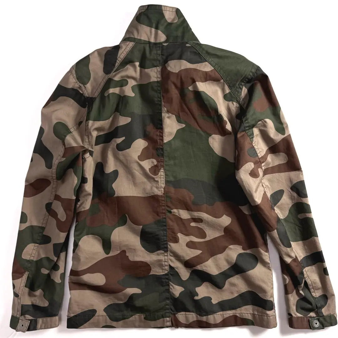 G-STAR RAW | Cotton twill military camouflage jacket XS camouflage pattern