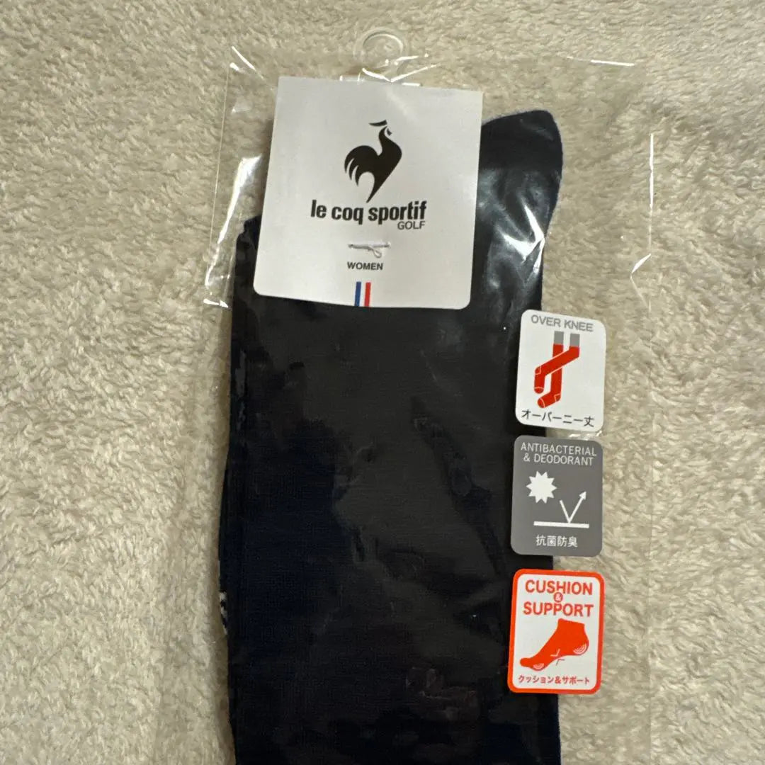 ⭐️New, unopened le coq sportif women's golf socks navy