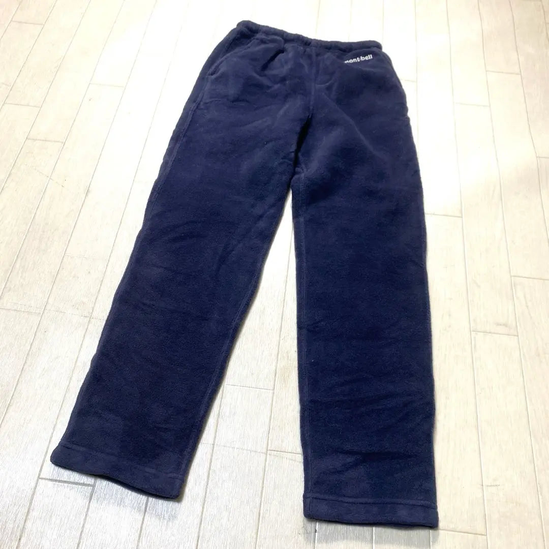 771☆mont-bell sweat pants kids 140 navy