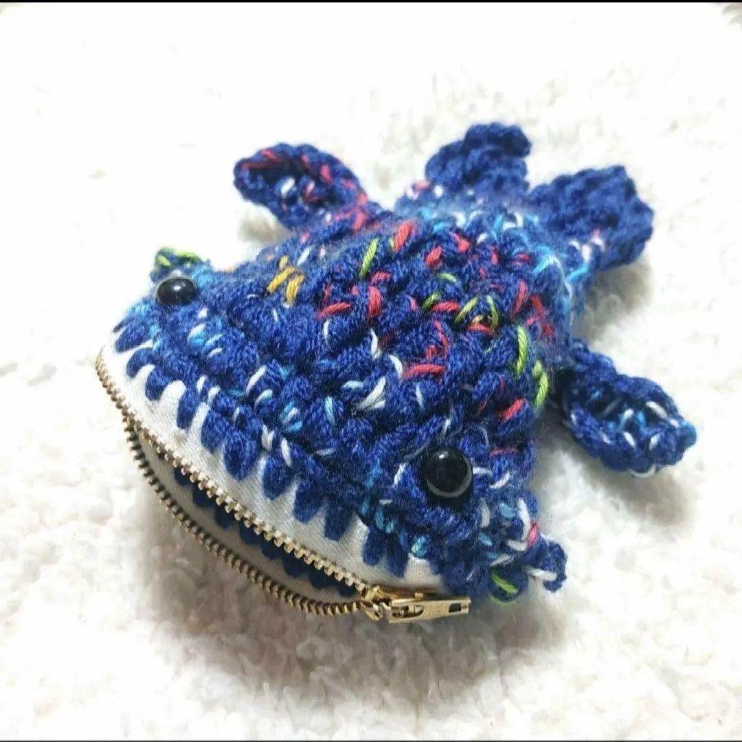 ●30. Little whale shark amigurumi case...Accessory holder