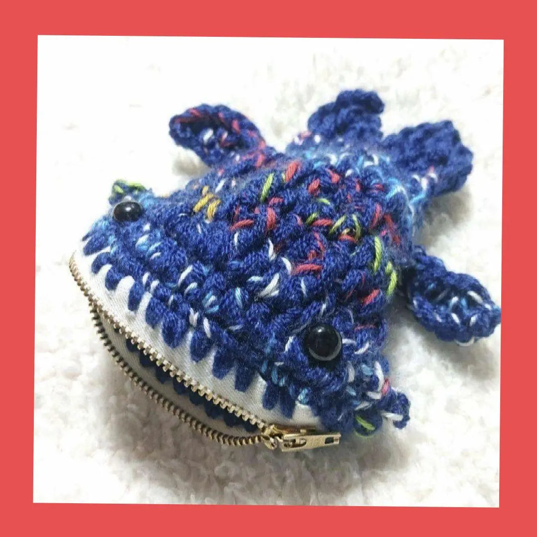 ●30. Little whale shark amigurumi case...Accessory holder