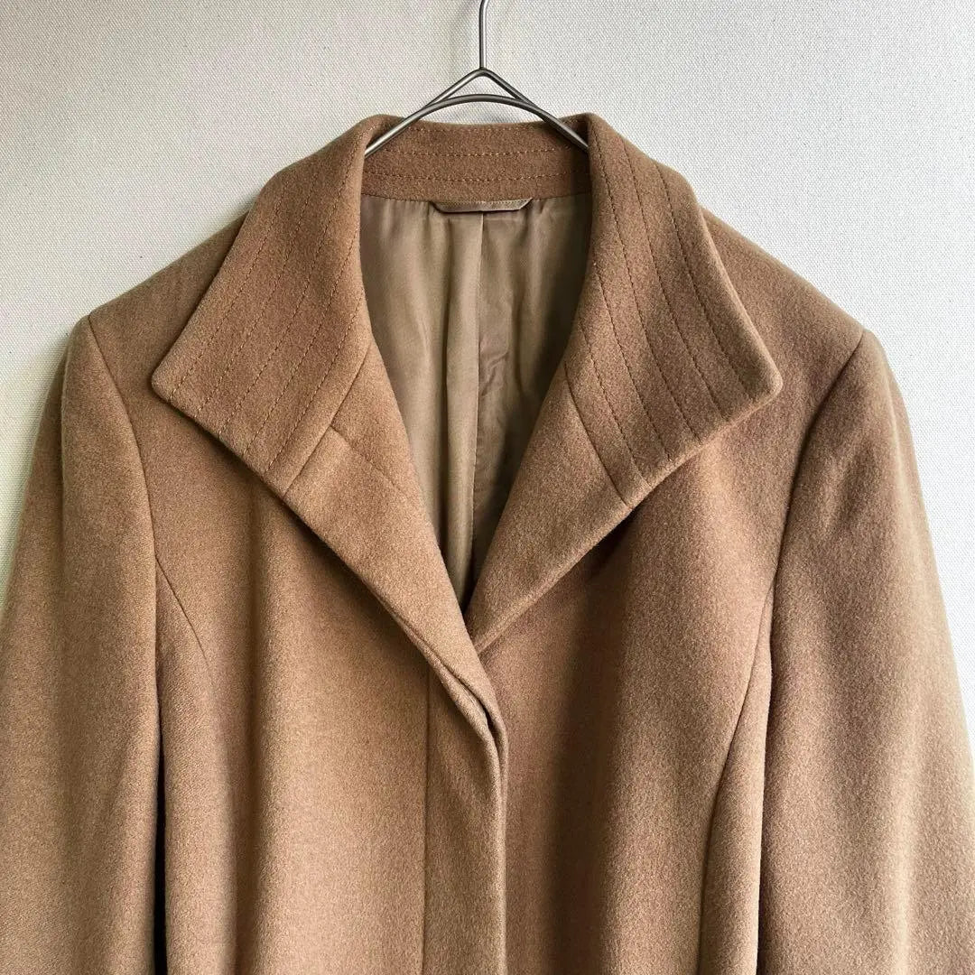 Abrigo de lana de mezcla de cachemira para mujer ANAYI en perfecto estado, talla 38, beige