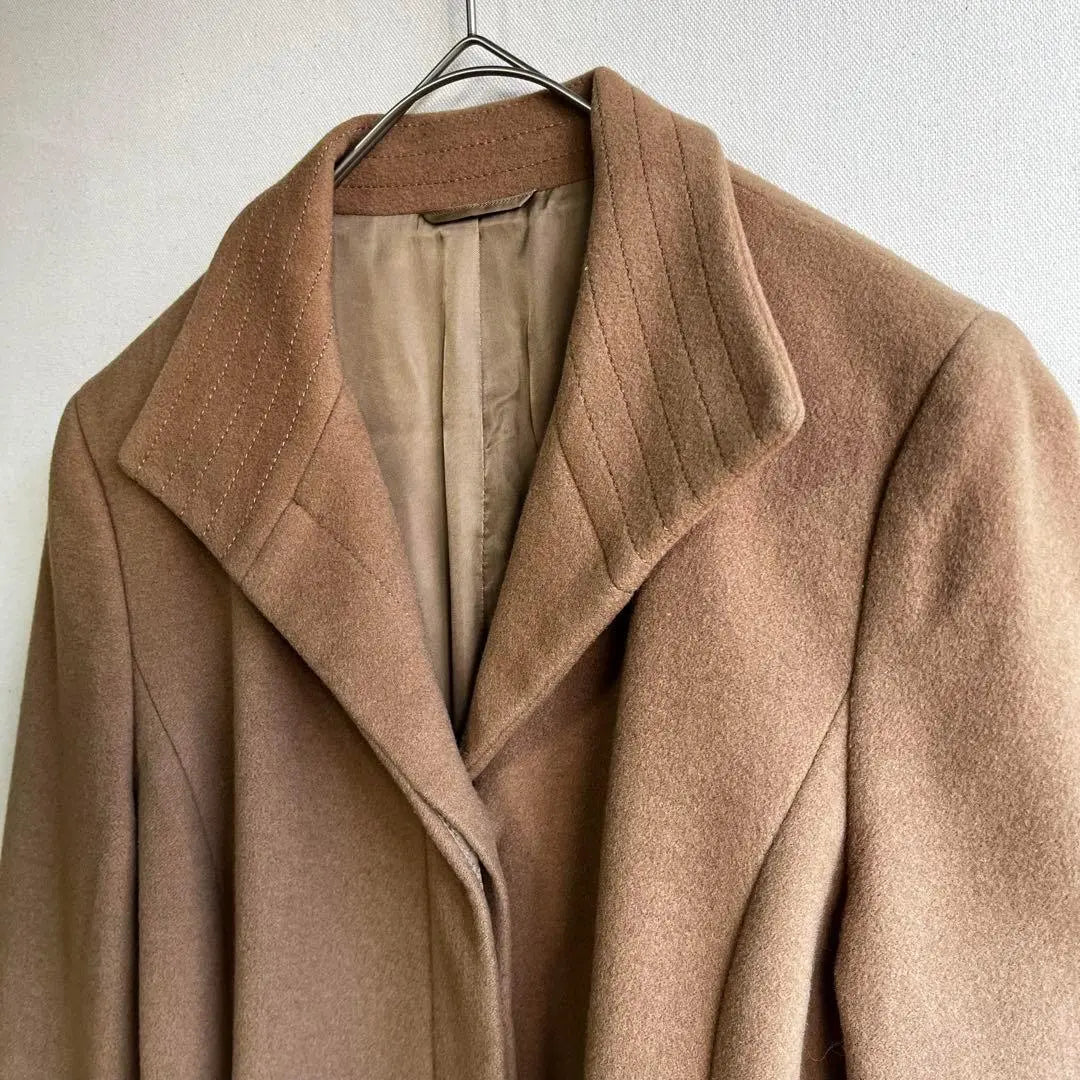 Abrigo de lana de mezcla de cachemira para mujer ANAYI en perfecto estado, talla 38, beige