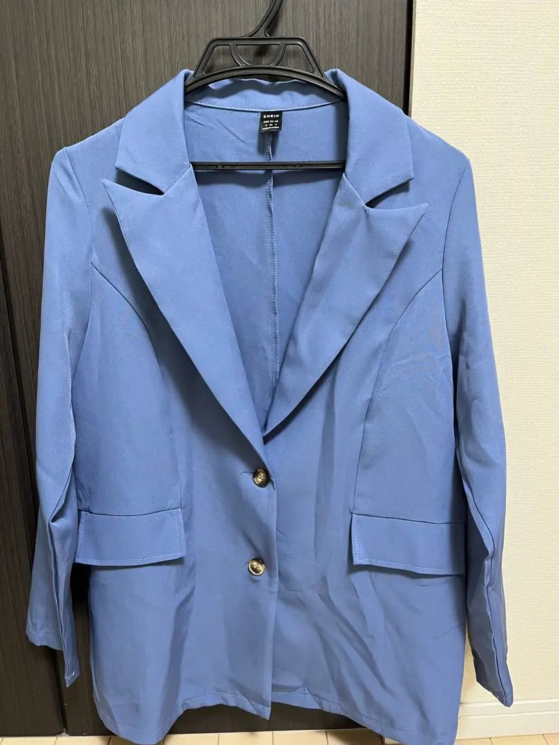 SHEIN Blue Tailored Jacket