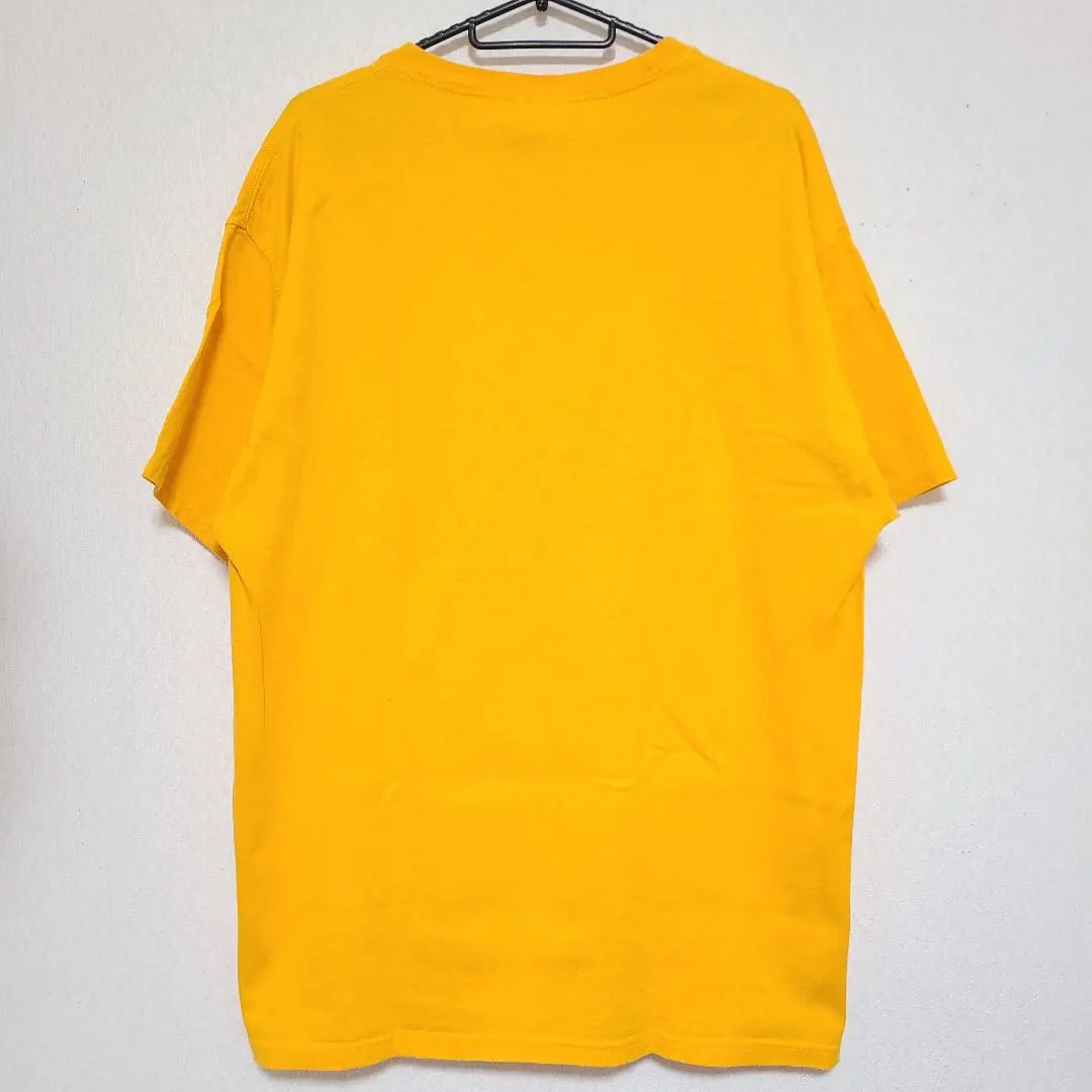 Print T -shirt SONOMA USA Yellow yellow American casual big logo