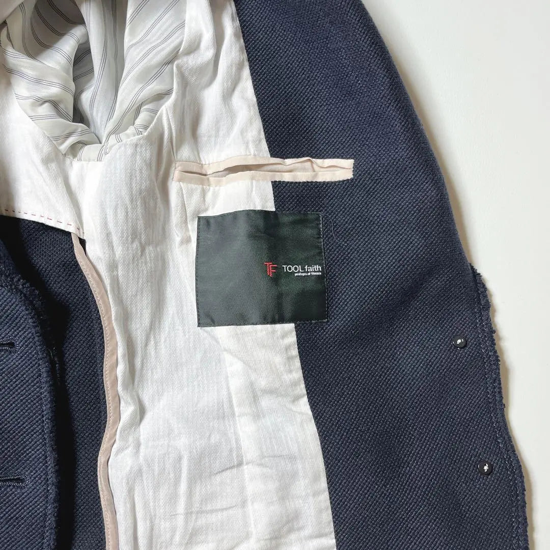 Tool Face Tailored Jacket 40 M Navy Casual Navy Blur