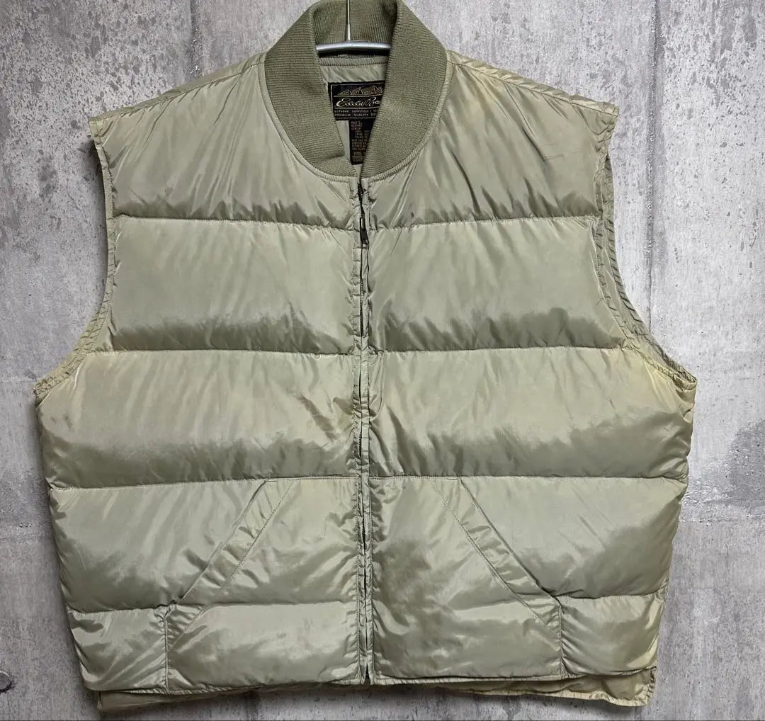 Chaleco de plumón de ganso vintage de los años 80 de Eddie Bauer Hikari Shibata