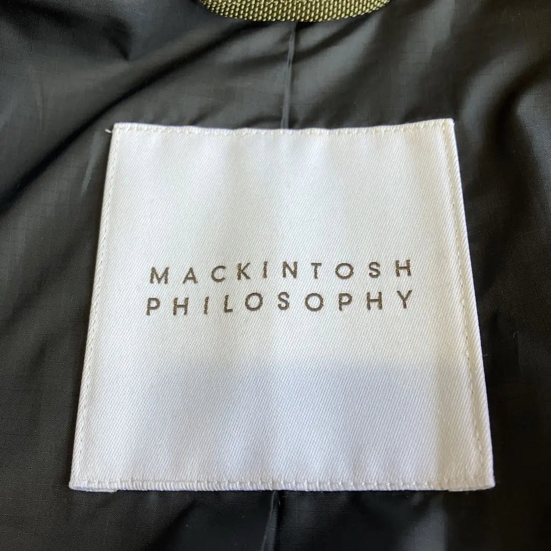 ◎Extremely beautiful Macintosh Philosophy Men's L size trench coat 1