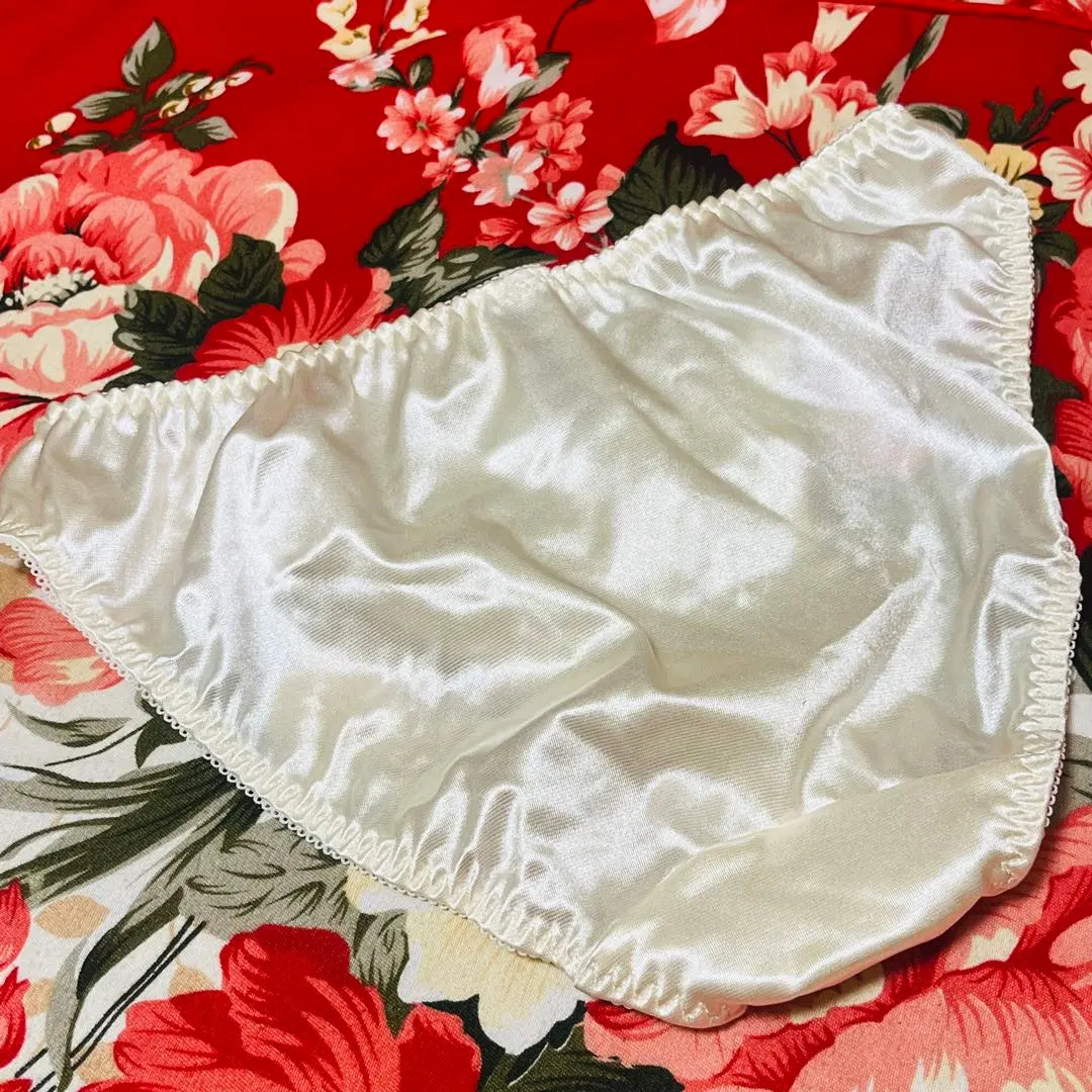 ★ Aimerfeel ★ Ojiri Kozawa Slossy Satin ★ Full Bucks Pants Underwear ★ White | ★aimerfeel★お尻光沢つるつるサテン★フルバックショーツ パンツ下着★白