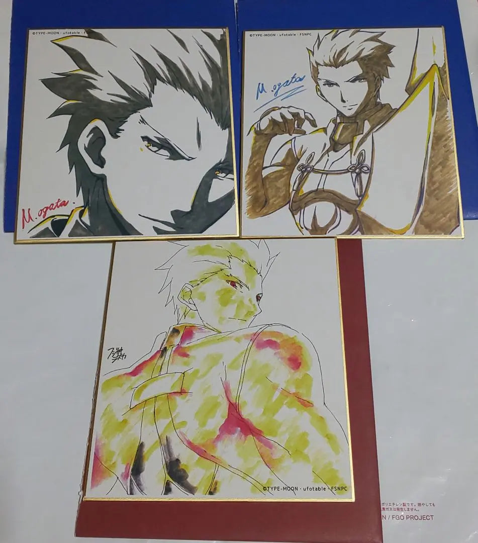 Fate/staynight ufotable replica mini colored paper Archer