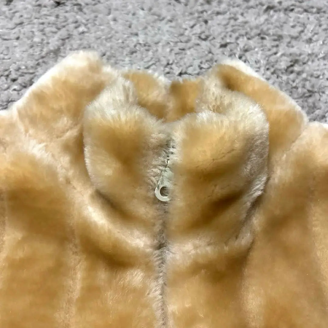 90 ~ 00s FUR VEST Total Pattern Archive Y2K Ropa vieja vintage | Chaleco de piel de los años 90~00 総柄 archivo y2k ヴィンテージ 古着