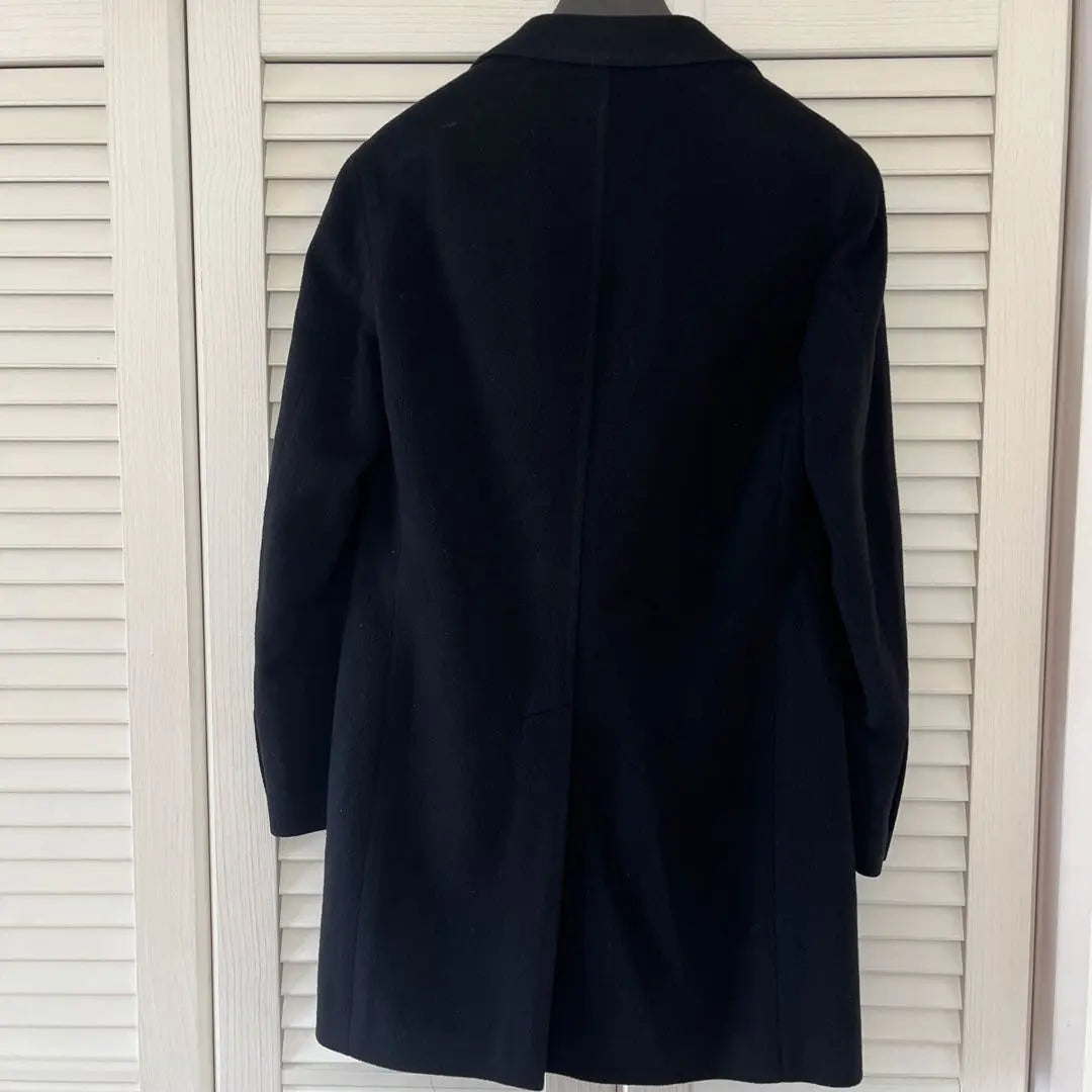 Tagliatore Black Chester Coat 3 Buttons Genuine Cutlery