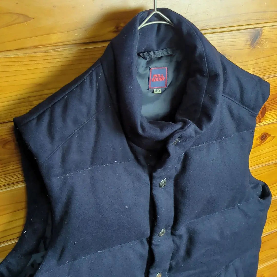 [Defective] FULLCOUNT Full Count Down Vest Quilted Vest