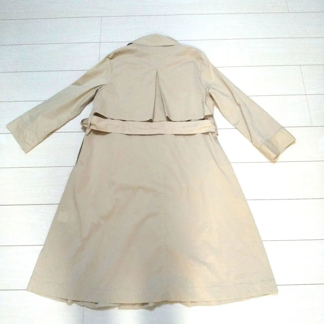 Gabardina clásica PLST talla M beige claro