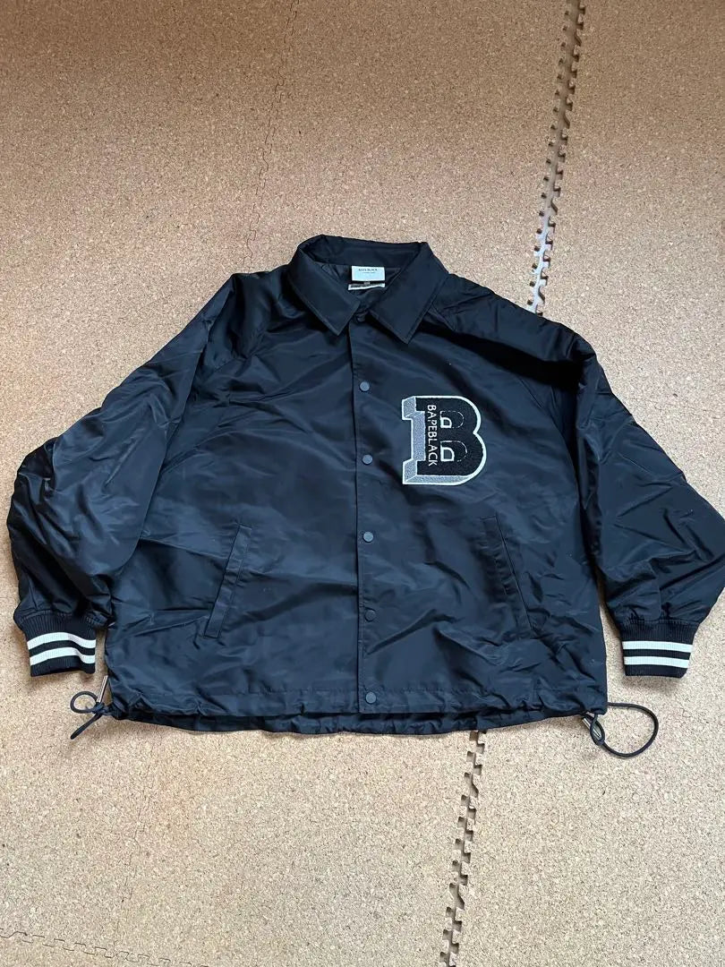 Chaqueta entrenador BAPE NEGRA APE | bape negro コーチジャケット mono