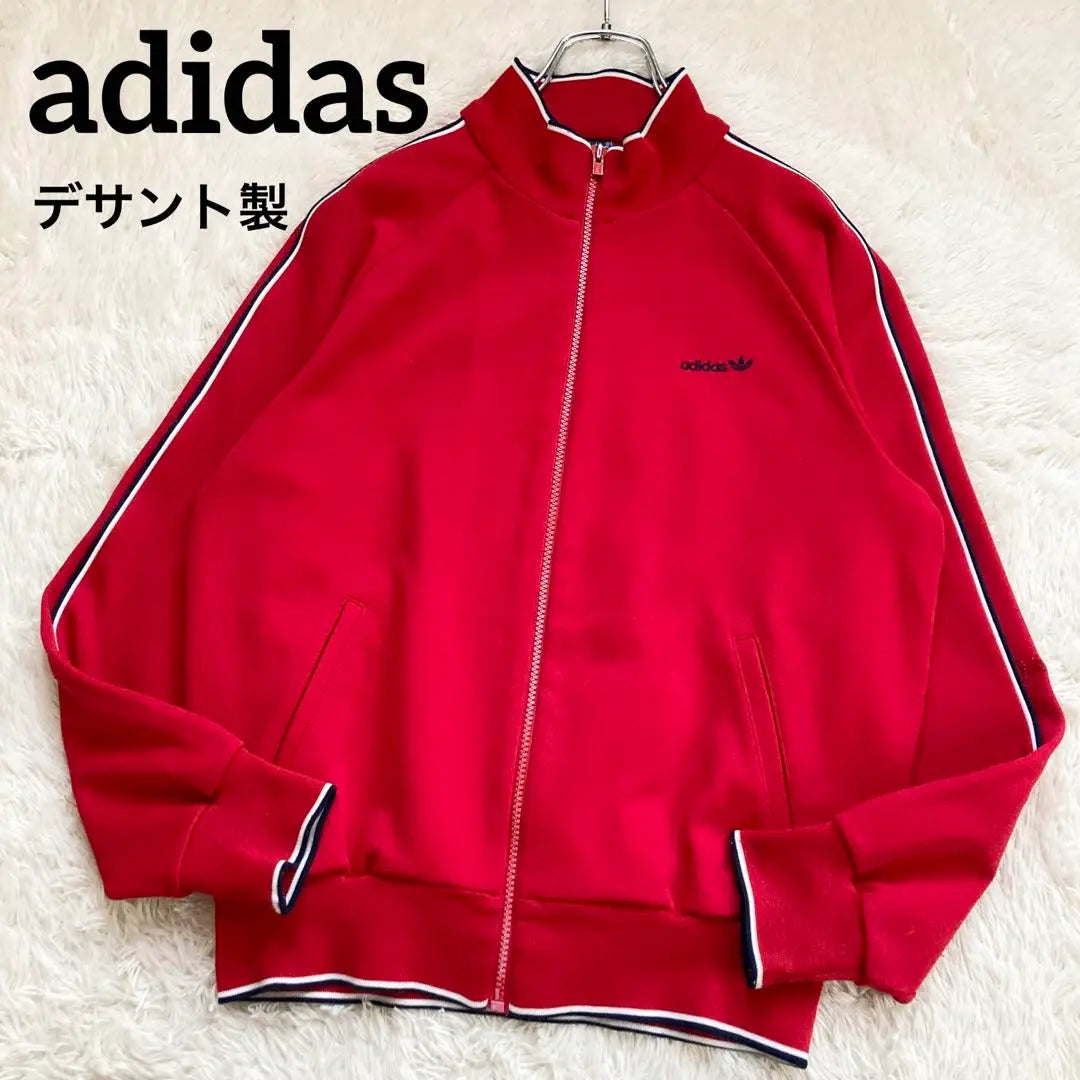 ✨ Súper rara ✨ Chaqueta deportiva vintage Adidas de los años 70 fabricada en Alemania Occidental Descente