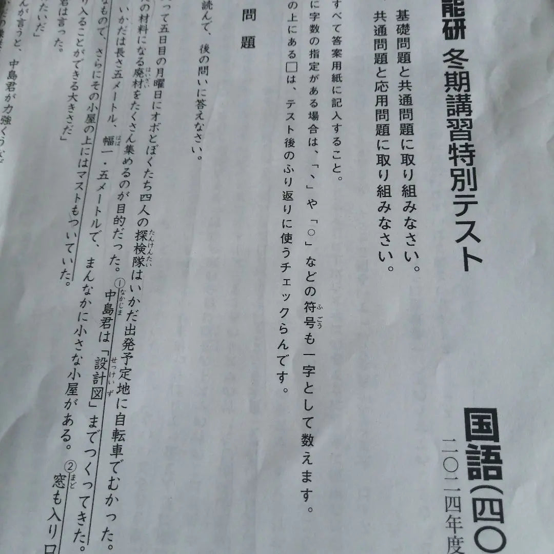 La última edición 2024 Prueba de apariencia de aprendizaje de Nihonken 5to grado Noveno año 9 veces, etc. 最新版 2024年度 日能研 学習力育成テスト 5年生後期 全9回分 他