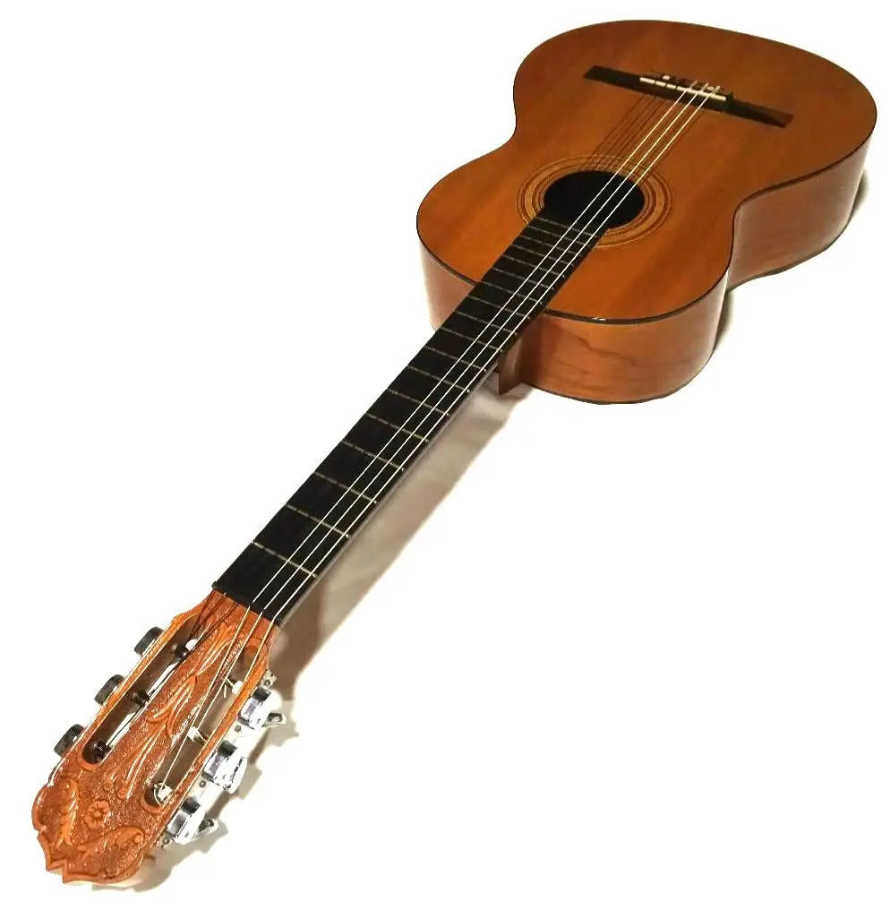 Escultura de cabeza de silla de montar de hueso de res cuerdas nueva guitarra clásica