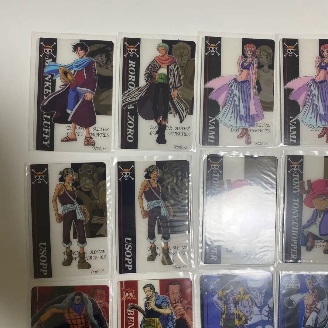 Juego de 30 gomitas transparentes de One Piece