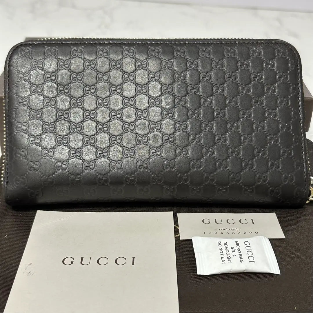 ¡¡Súper buen producto!! ️ Cartera Gucci Cartera larga Micro GG Cremallera redonda | 超良品‼️ グッチ GUCCI 財布 長財布 マイクロGG ラウンドファスナー