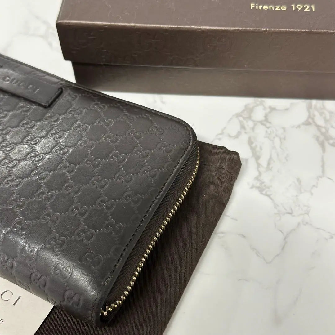 Super good product!! ️ Gucci Wallet Long Wallet Micro GG Round Zipper | 超良品‼️ グッチ　GUCCI 財布　長財布　マイクロGG ラウンドファスナー