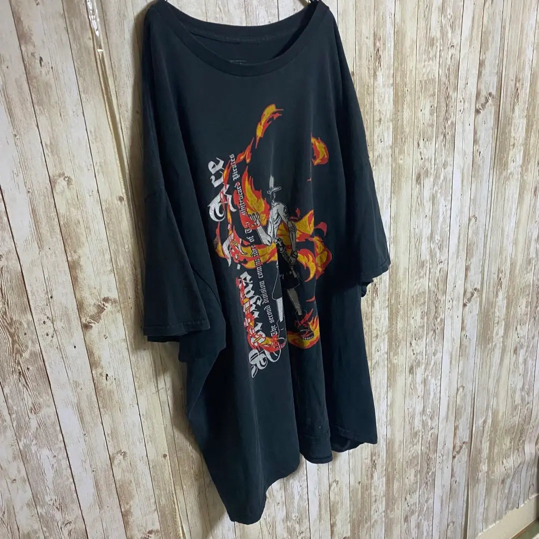 [D76] CAMISETA con estampado de personaje de ONE PIECE One Piece, puño de fuego y as | 【D76】ONE PIECEワンピース 火拳のエースキャラクタープリントCamiseta