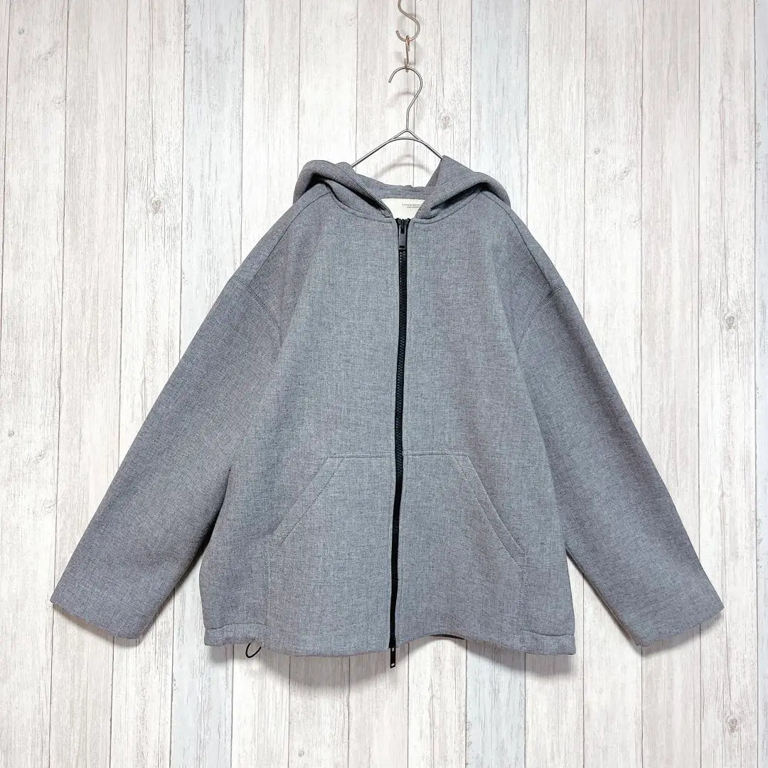 [ZARA] Sudadera con capucha y cordones de manga larga STUDIONICHOLSON gris