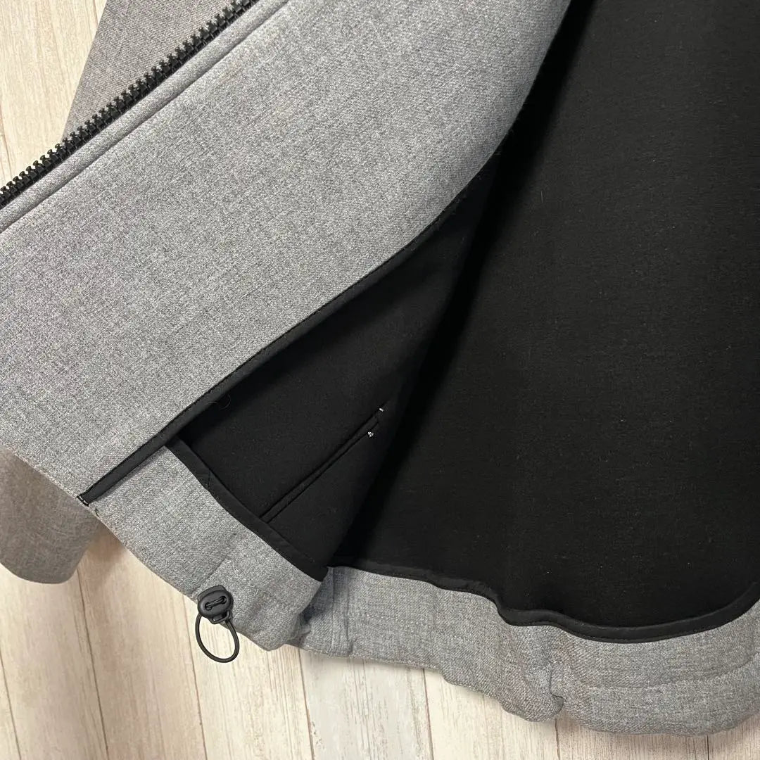 [ZARA] Sudadera con capucha y cordones de manga larga STUDIONICHOLSON gris