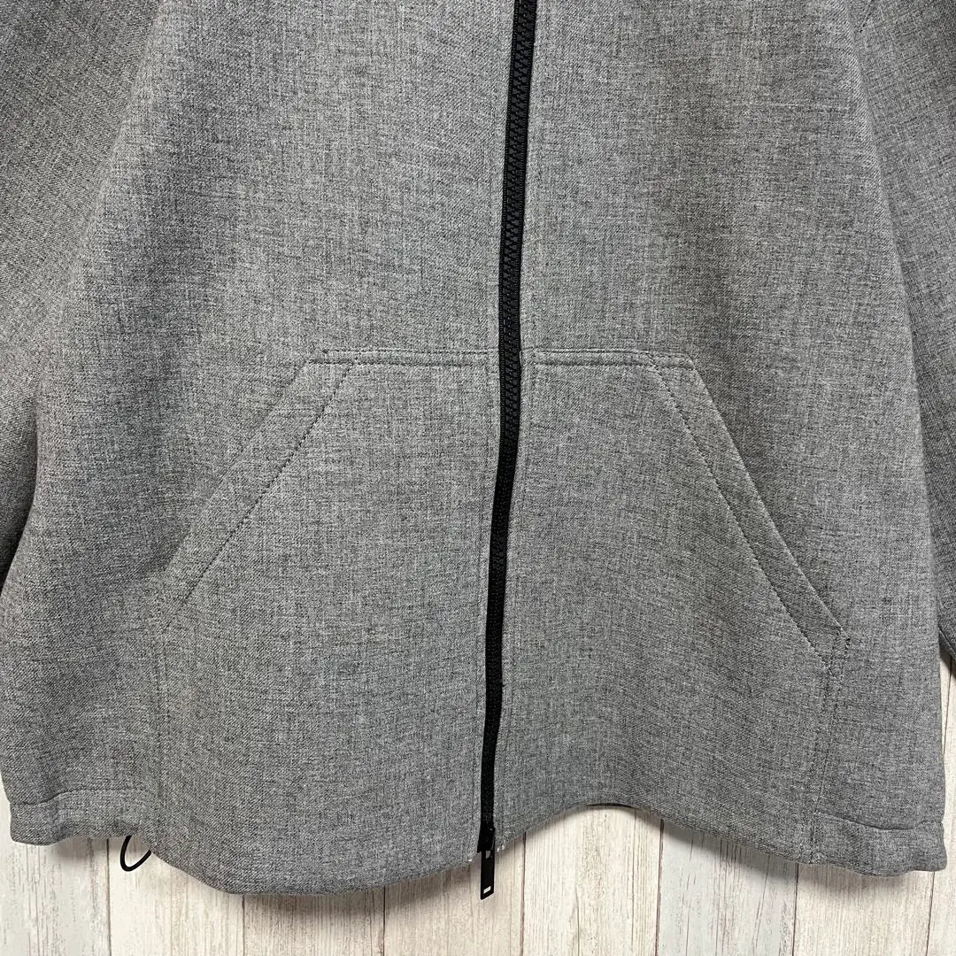 [ZARA] Sudadera con capucha y cordones de manga larga STUDIONICHOLSON gris