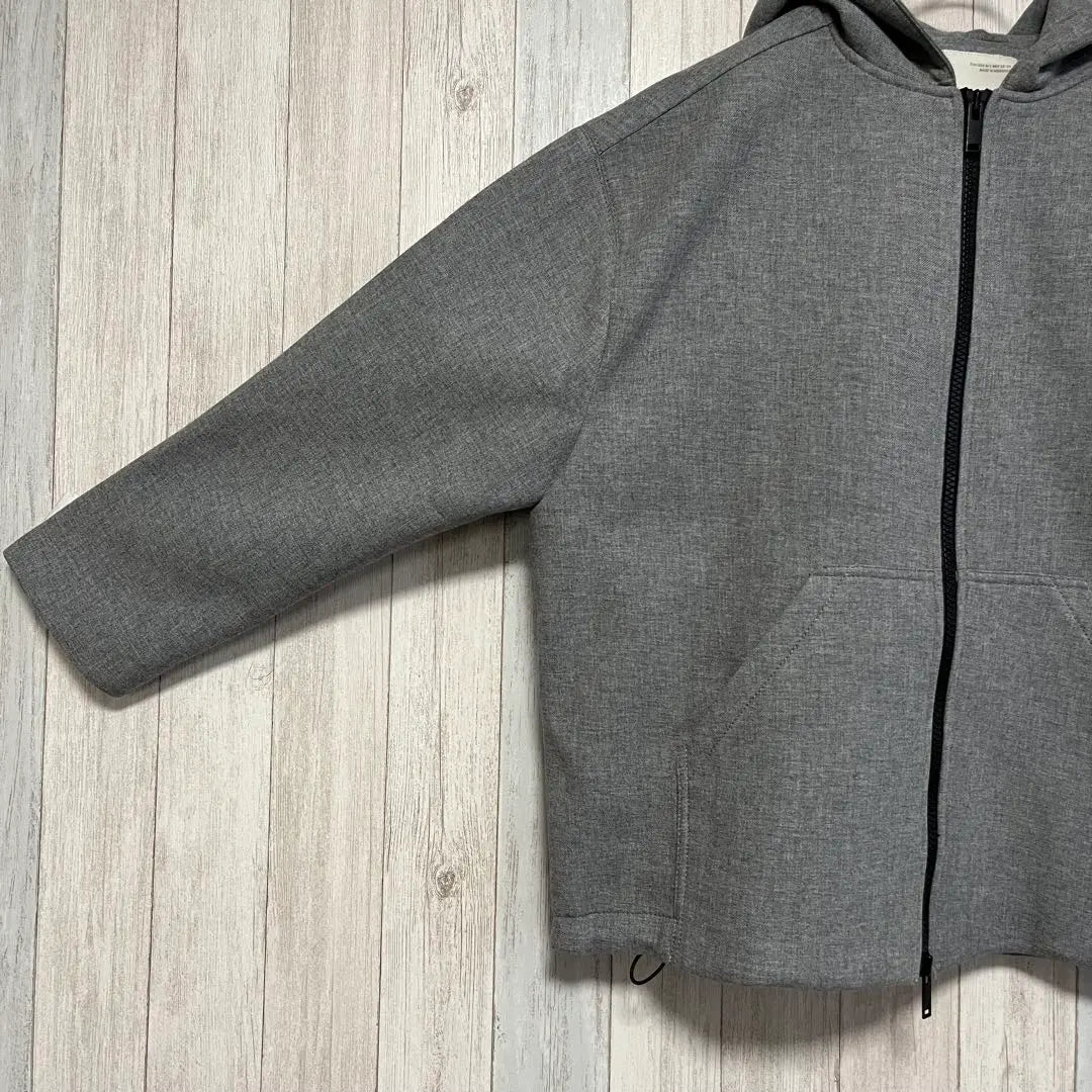 [ZARA] Sudadera con capucha y cordones de manga larga STUDIONICHOLSON gris