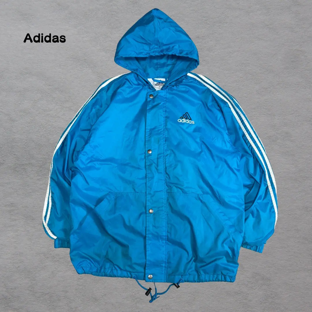 adidas nylon jacket windbreaker embroidery tag M