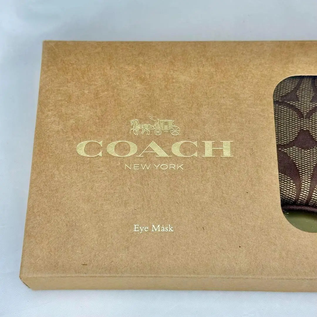 Coach Antifaz para ojos Logotipo grande Sencillo Signature Travel Relax | Entrenador コーチ アイマスク ロゴ大きめ シンプル シグネチャー 旅行 安眠