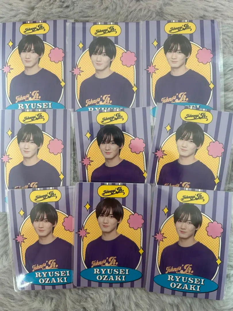 Set of 9 Ozaki Ryusei Profile Card